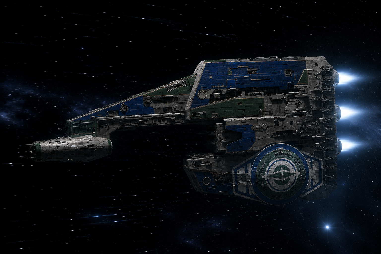 House Edge YX-950 freighter underway